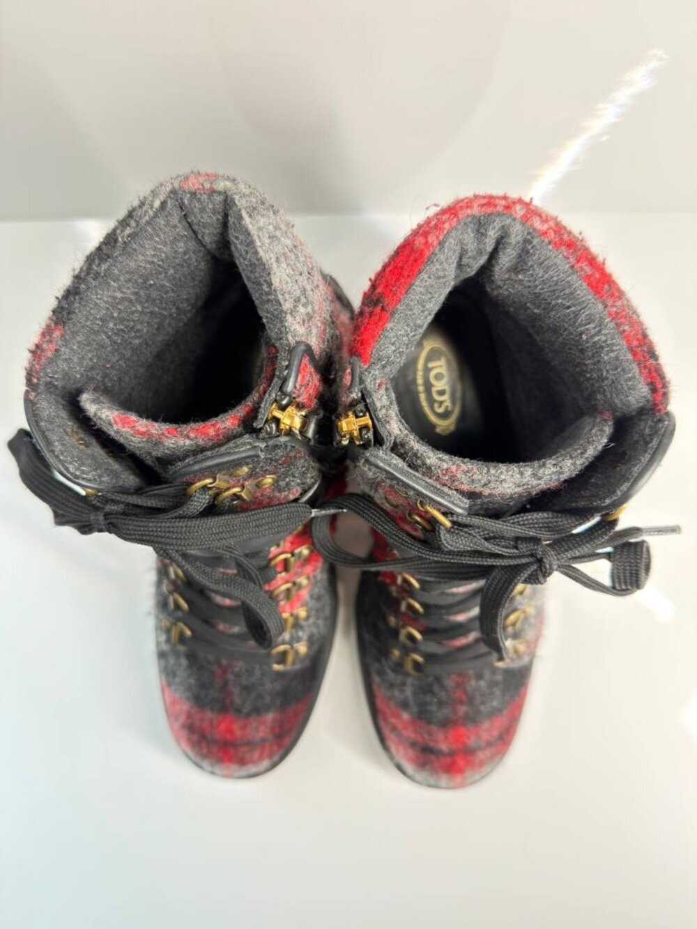 Tod’s Wool Hiking Boots – Women’s EU 38.5 / US 8 - Picture 13 of 16